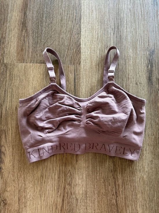 Kindred Bravely Other - Kindred Bravely Dusty Rose Ribbed Nursing and Pumping Bra